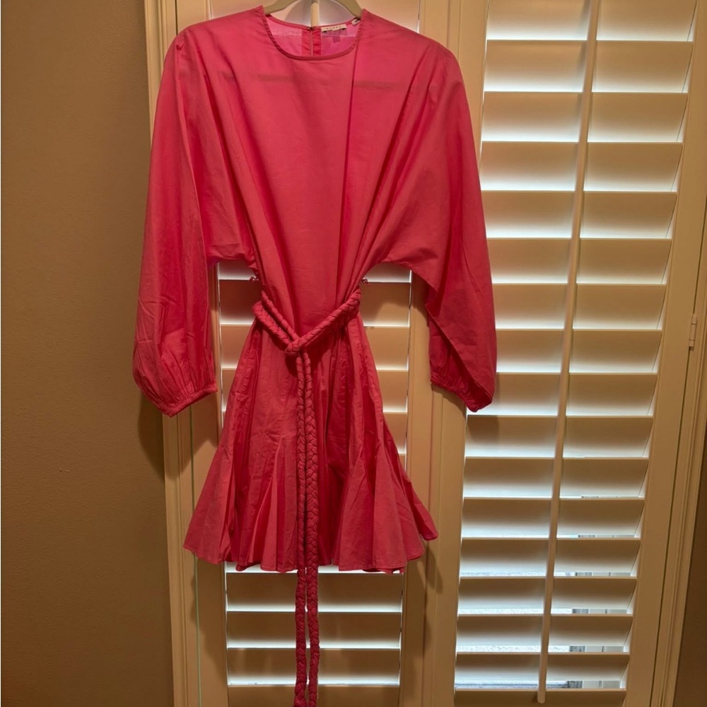 RHODE Pink Long Sleeve Dress